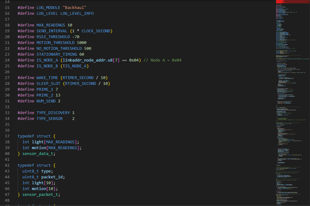SensorTag project screenshot