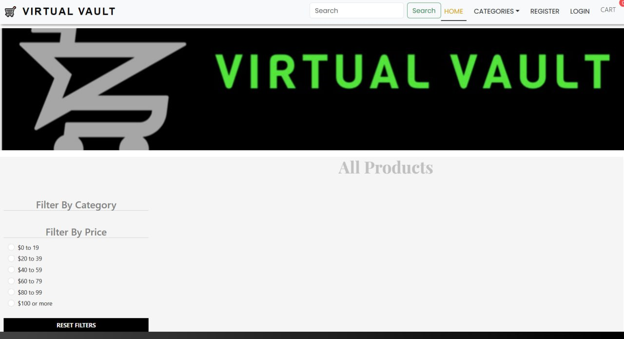 Virtual Vault project screenshot